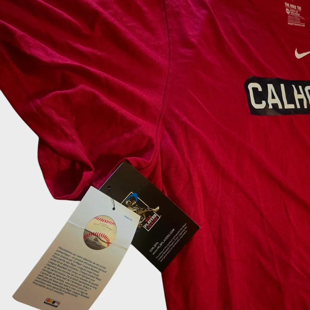 Nike Tee Red Graphic T-Shirt with Calhoun 56 Print XXL - Picture 3 of 3